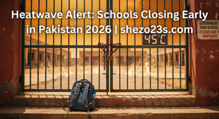 heatwave 2026 are pakistan schools closing early